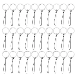 Sunmns Split Schlüsselanhänger Ringe mit Nylon Schlüsselbänder Kordel für USB-Stick, MP3, - Bild 1 von 5