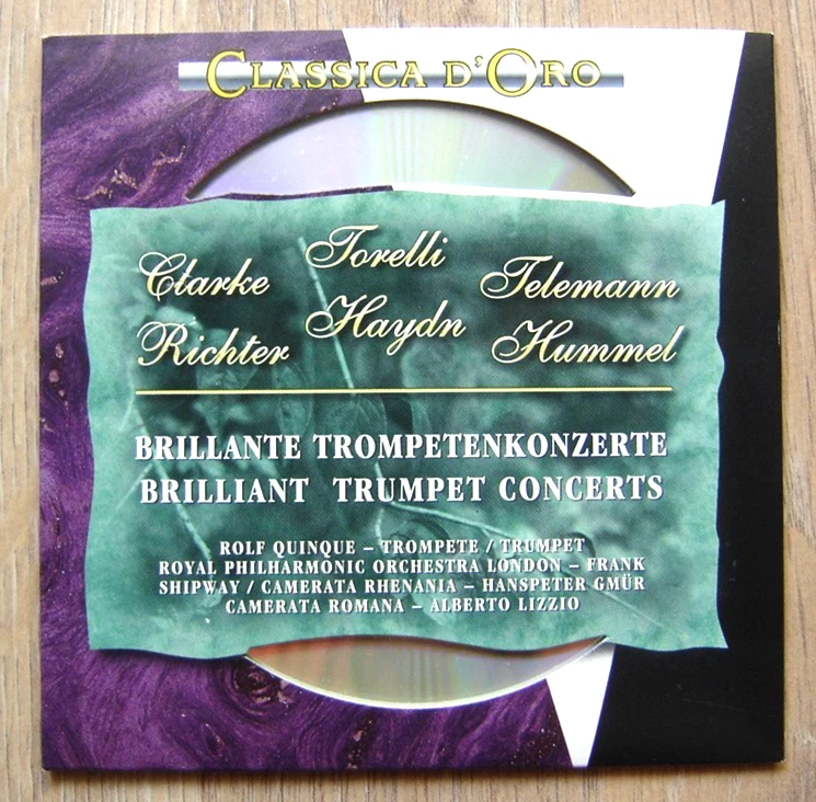 CD Brilliante Trompetenkonzerte - Clarke Torelli Telemann Richter Haydn Hummel - Bild 1 von 2