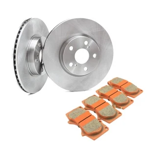 Rear Brake Pads + Rotors For Toyota Camry AVV50 ASV50 FWD 2011-2017 - Advics Sys - Picture 1 of 1