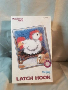 Kit de gancho de cierre WonderArt Caron aguja de coser pollo trabajo vintage pasatiempo - Imagen 1 de 4