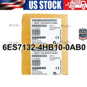 New Siemens 6ES7132-4HB10-0AB0 SIMATIC DP 5 ELECTRON MODULES 6ES7 132-4HB10-0AB0 - Picture 1 of 11
