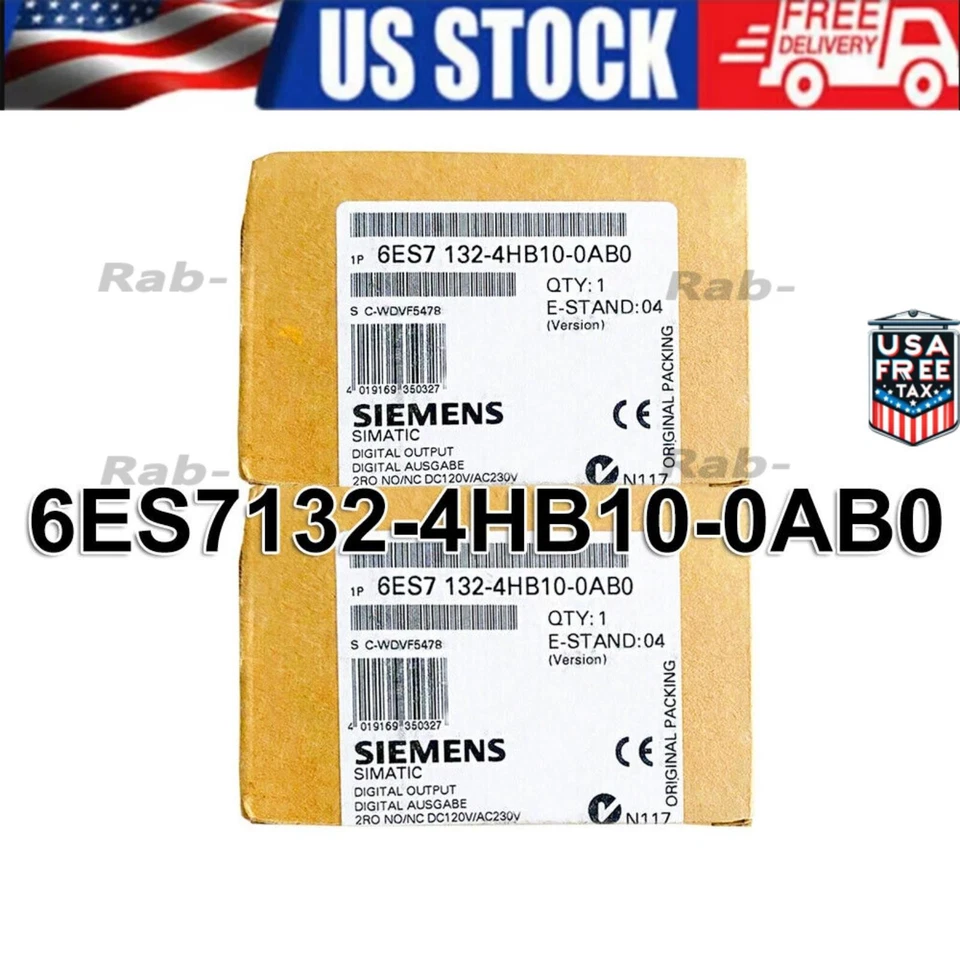 New Siemens 6ES7132-4HB10-0AB0 SIMATIC DP 5 ELECTRON MODULES 6ES7 132-4HB10-0AB0 - Image 1 of 4