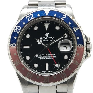 ROLEX GMT master 2 Watches 16710 Mechanical Automatic black dial mens 【Used】 - Picture 1 of 12