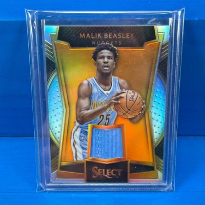 2016 MALIK BEASLEY Rookie Patch SSP SP RC Panini Select Timberwolves /60 FSU - Image 1 of 3