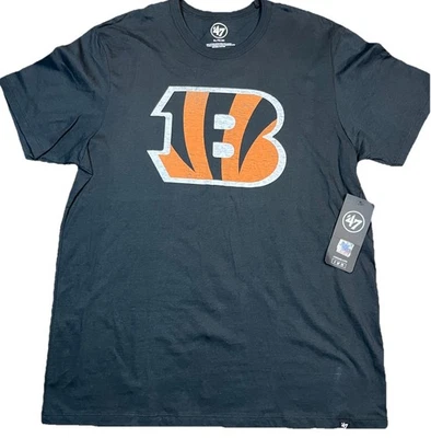 Cincinnati Bengals NFL ‘47 Brand T Shirt Mens Size XL Black Large B Logo - Image 1 of 4