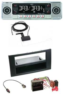 Dietz Bluetooth USB MP3 DAB Autoradio für Ford Fusion Transit Kuga 05-12 schwarz - Bild 1 von 4