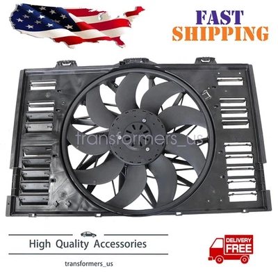 Ventilador de refrigeración del radiador del motor para Porsche Panamera 3,6 L 4,8 L 2010-16 97010606106 Foto 1 de 4