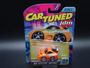 Coche sintonizado JDM SERIE 1 #02 1993 Toyota Supra naranja 1:64 coche - Imagen 1 de 8