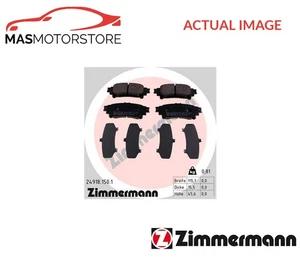 BRAKE PADS SET BRAKING PAD REAR ZIMMERMANN 249181501 P NEW OE REPLACEMENT - Picture 1 of 5