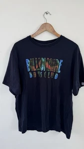 Men’s Billionaire Buys Club T-shirt Size XL Navy Scan Graphic Slight Cracking - Picture 1 of 11
