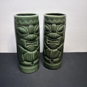 Set Bicchieri Tiki Vintage Mcm Barware - Foto 1 di 7