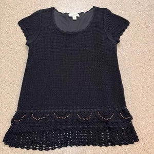 Coldwater Creek Short Sleeve Top small with beaded bottom sheath - Picture 1 of 7