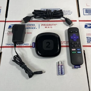 Roku 2 2720X Streaming Box mit Kabeln & Fernbedienung - Versand am selben Tag - Garantie - Bild 1 von 4