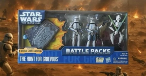 HUNT FOR GRIEVOUS BATTLE PACK KIX - CARDED FIGURES - HASBRO STAR WARS NEW - Picture 1 of 5