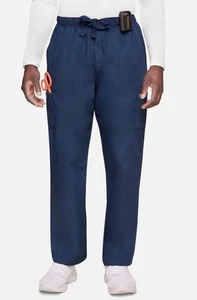 Scrubs Cherokee Workwear Herren Kordelzug Cargo Hose 190S Navy Größe Large Short - Bild 1 von 9