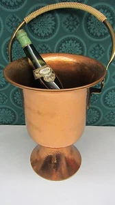 Eugen Zint n.º 28 hecho a mano cobre champán enfriador de champán único años 60 J antiguo - Imagen 1 de 9