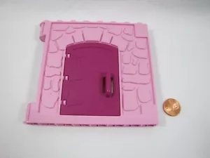Rare LEGO Duplo PINK CASTLE PALACE WALL w/ DOOR OPENING 1x8x8 Set 4820 Vintage - Picture 1 of 2