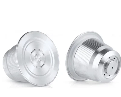 2 Nachfüllbar Edelstahl Kaffee Kapsel Pads Wiederverwendbare für Nespresso 2665 - Bild 1 von 4