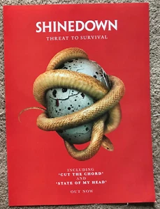 SHINEDOWN - THREAT TO SURVIVAL 2017 full page UK magazine ad - Imagen 1 de 1