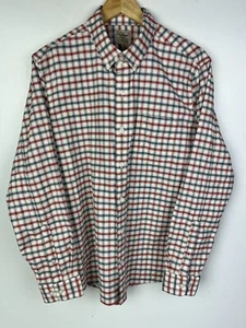 L.L. BEAN OXFORD SHIRT Size M (fits like Large) Men`s Check Excellent Condition - Imagen 1 de 6