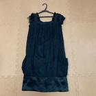 LANVIN en Bleu Dress Black Size 36 Beaded Pockets