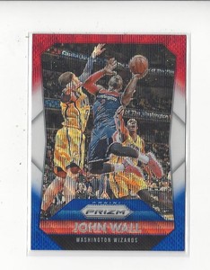 2015-16 Panini Prizm Prizms Red White Blue #3 John Wall Wizards
