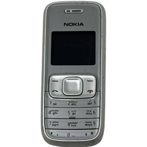 Nokia 1209 Vintage Cell Phone Bar Keyboard Slim GSM MP3 MicroSD 2.5mm Jack OEM - Picture 1 of 12