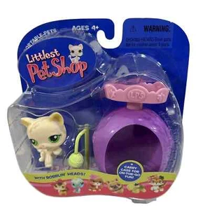 NOS 2005 Littlest Pet Shop Cat Portable Pets Carry Case Scratching Post 98 - Picture 1 of 4