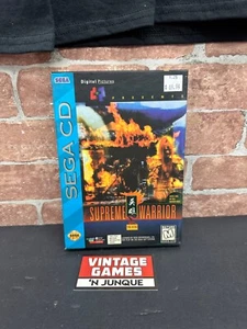 SUPREME WARRIOR Sega CD CiB - Imagen 1 de 3
