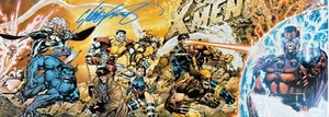 CHRIS CLAREMONT SIGNED X-MEN #1 COVER 9X24 PANORAMIC PHOTO JSA COA - Picture 1 of 1