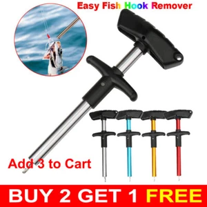 Extractor de anzuelos de pescado fácil mango en T aparejos separador extractor herramienta de pesca - Imagen 1 de 23
