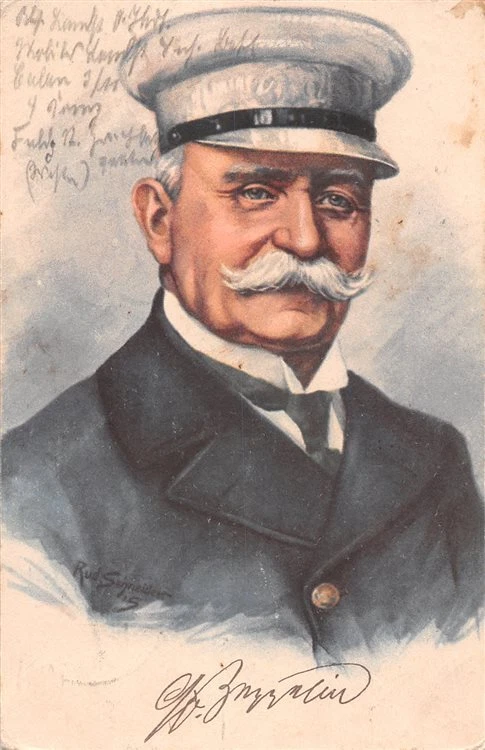 737335) AK Graf von Zeppelin gelaufen 1916 - Bild 1 von 1