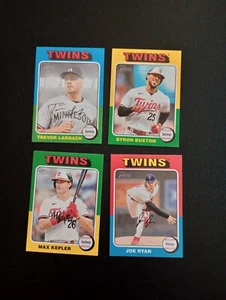 4 ct lot of 2024 Topps Heritage Twins Cards - Picture 1 of 1