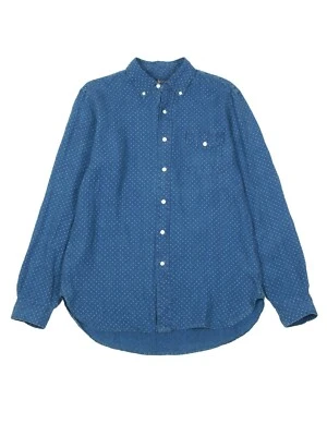 Men's Polo Ralph Lauren Linen Star Print Shirt Long Sleeve (M) - Image 1 of 4