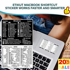 For PC Laptop Windows PC Reference Keyboard Shortcut Sticker Adhesive