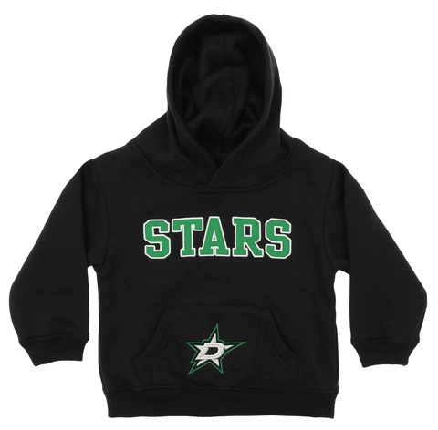 OuterStuff NHL Infant and Toddler's Dallas Stars Fleece Hoodie, Black Cover