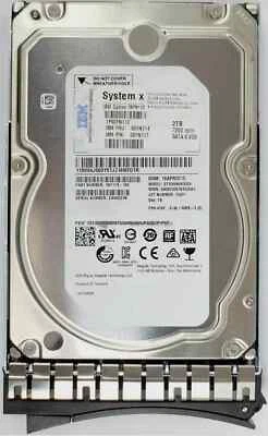 IBM 00FN114 2TB 7.2K SATA 3.5-inch 00FN117 00FN113 server hard drive - Image 1 of 2