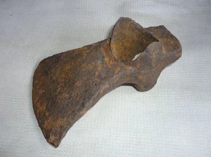 Antique Byzantine Handforged Iron Axe SUPER RARE - Picture 1 of 9