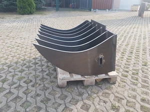 Roderechen 1200 x 600mm 20mm Stahl Wurzel Rechen Rodung Baumrodung - Bild 1 von 5