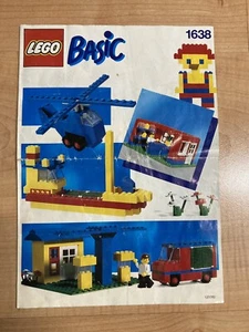 Lego Vintage 1638 nur großer Eimer Anleitung / KEINE TEILE - Bild 1 von 2