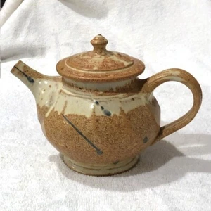 Vintage Jacob's Ladder Pottery Stoneware Teapot Pat Gottlieb Bakersville, NC - Picture 1 of 4
