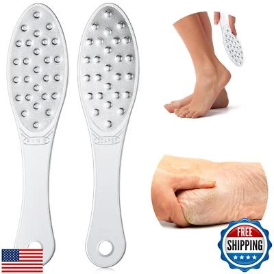 4 Pcs Stainless Steel Foot Scraper Metal Foot File Double Sided File Callus R - Image 1 of 4