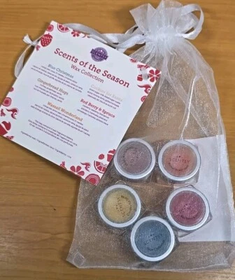 Scentsy SCENTS OF THE SEASON 5 Christmas Wax Melts COOKIES BERRY GINGERBREAD New - Image 1 of 4