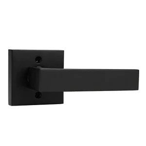 Probrico Privacy Passage Door Lever Black Interior Door Knobs Entry Locks Dummy - Picture 1 of 28