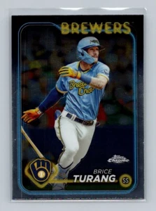 2024 Topps Chrome Brice Turang Milwaukee Brewers #272 - Picture 1 of 2