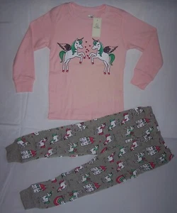 Mädchen Kinder Schlafanzug Pyjama Einhorn rosa, Gr.4J ( 98-104 ). Neu! Geschenk - Bild 1 von 1