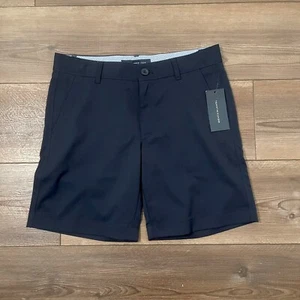 Tommy Hilfiger Boys School Uniform Shorts Navy Blue Size 10 Husky NEW - Picture 1 of 8