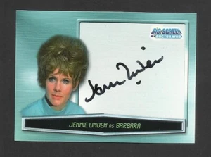 DR WHO JENNIE LINDEN SIGNED AUTOGRAPH CARD CULT TV SHOW FILM ACTRESS ACTORS - Picture 1 of 2