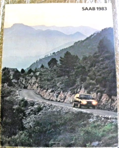Factory OEM Dealership Brochure 1983 Saab 6 pages FREE SHIPPING ! - Picture 1 of 4