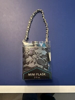 Wild Eye Designs, Mini Frasco, Plateado/Negro, TOTALMENTE NUEVO Foto 1 de 2